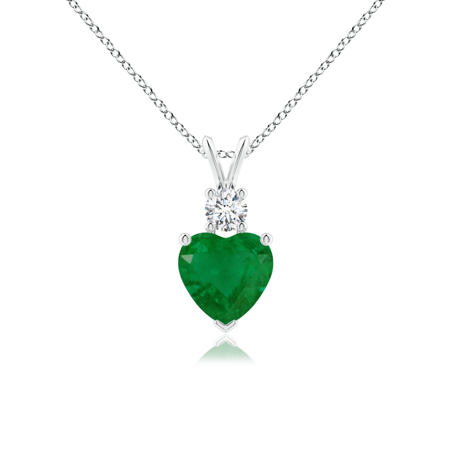 A - Emerald / 1.35 CT / 14 KT White Gold