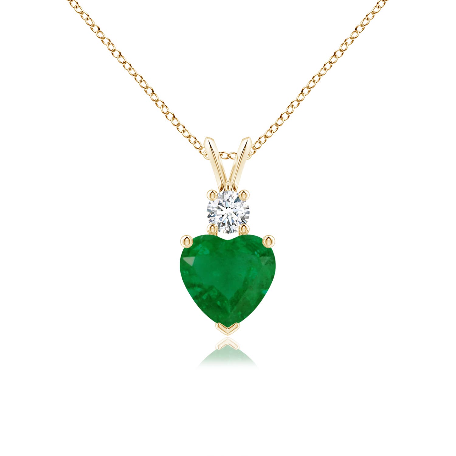 A - Emerald / 1.35 CT / 14 KT Yellow Gold