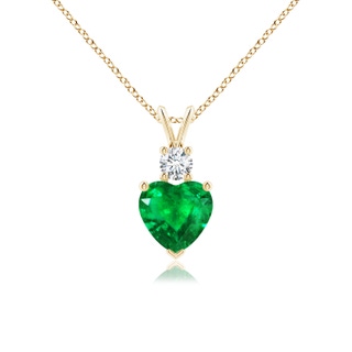 Heart AAA Emerald