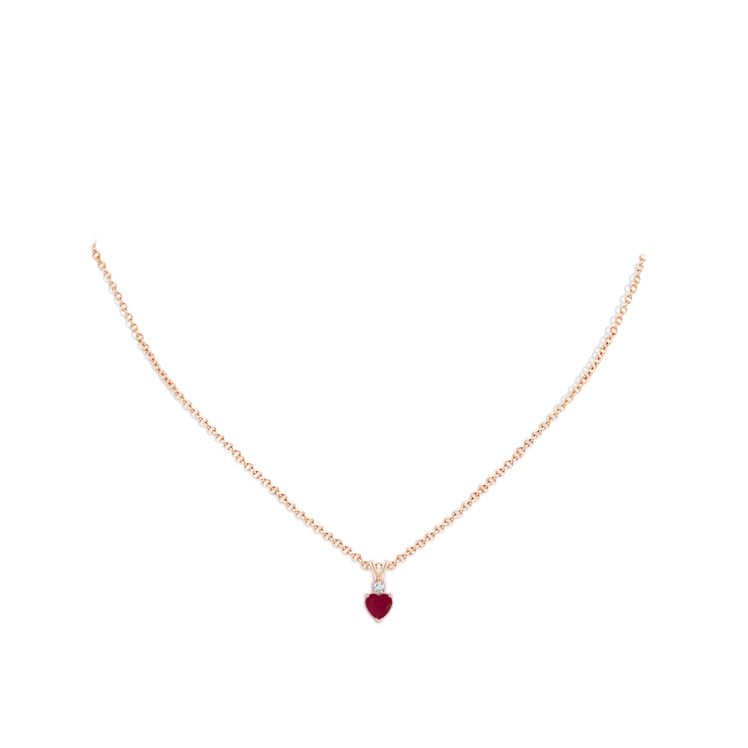 A - Ruby / 0.59 CT / 14 KT Rose Gold