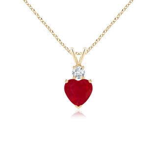 Heart AA Ruby