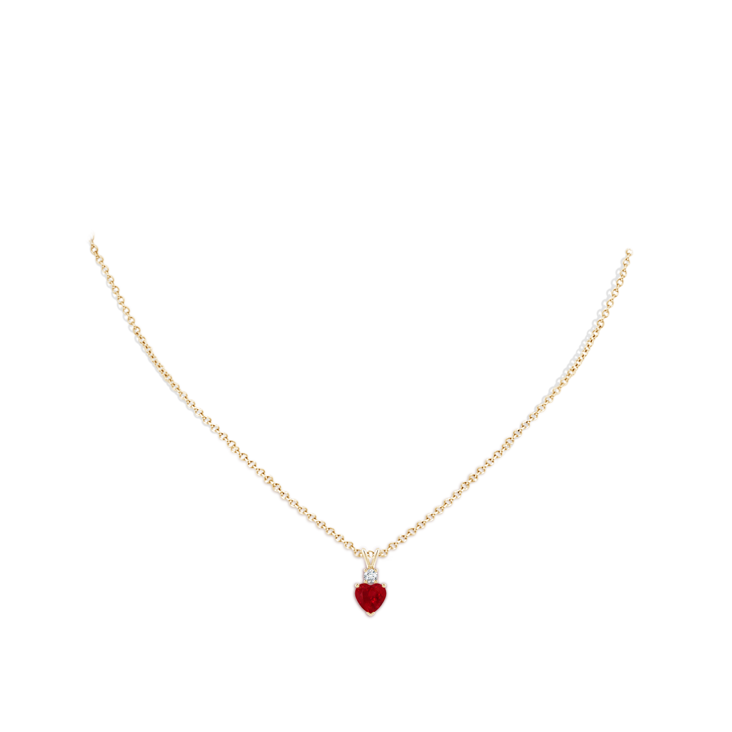 AAA - Ruby / 0.88 CT / 14 KT Yellow Gold