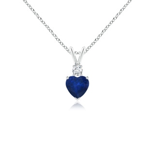 Heart AA Blue Sapphire