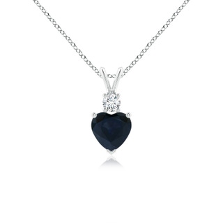Heart A Blue Sapphire