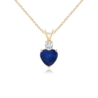 Heart AA Blue Sapphire