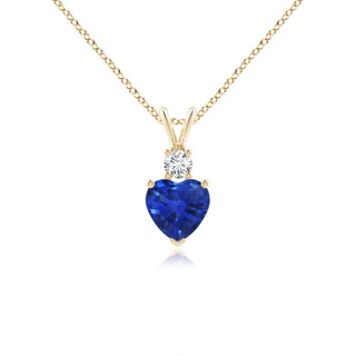 Heart AAA Blue Sapphire