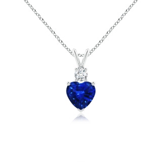 Heart AAAA Blue Sapphire