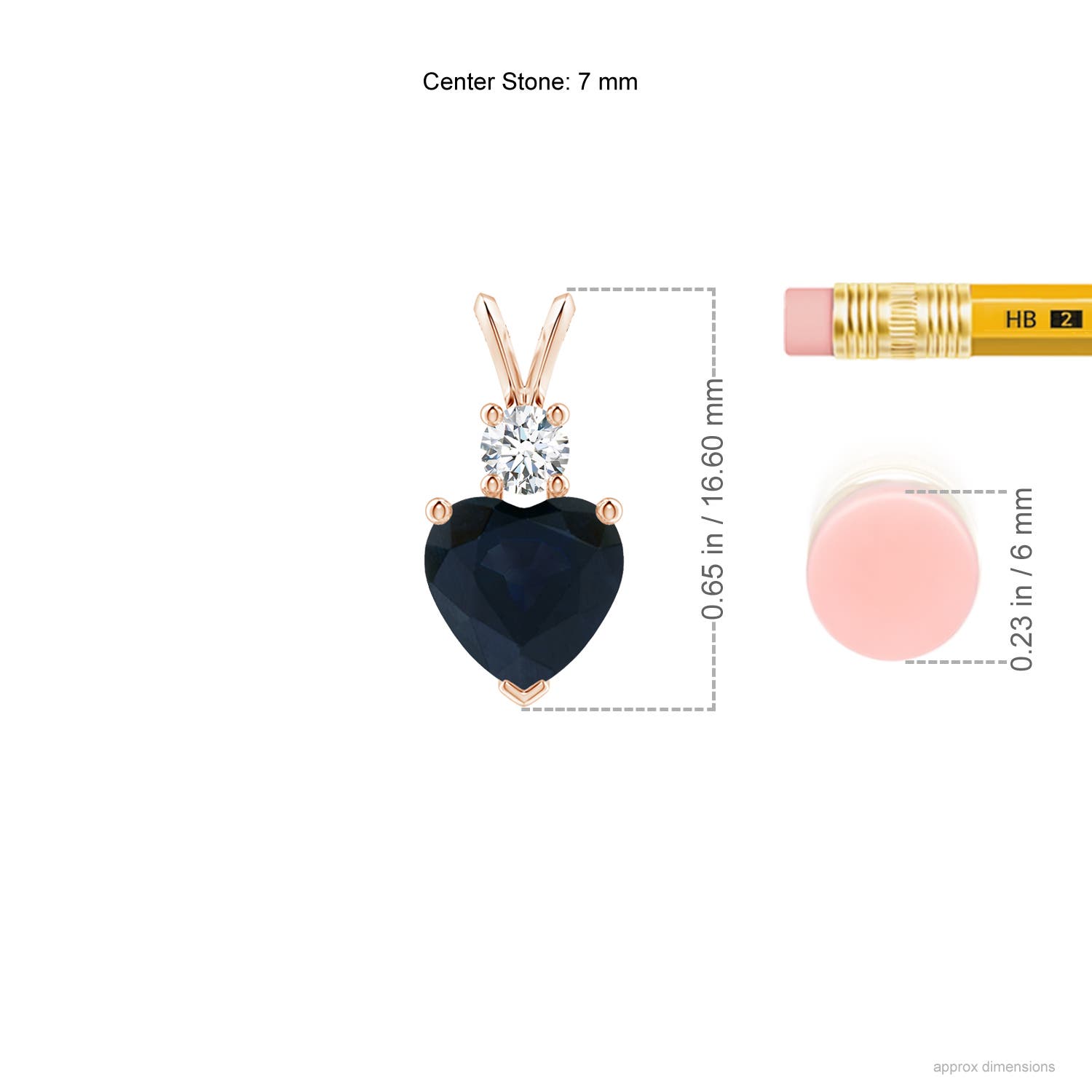 A - Blue Sapphire / 1.3 CT / 14 KT Rose Gold