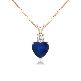 Heart AA Blue Sapphire