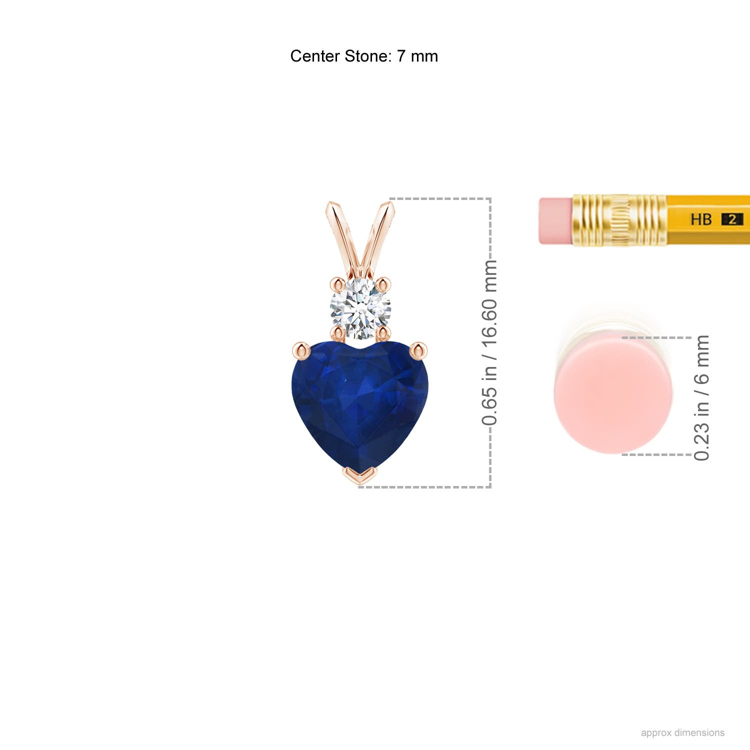 AA - Blue Sapphire / 1.3 CT / 14 KT Rose Gold