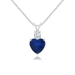 Heart AA Blue Sapphire