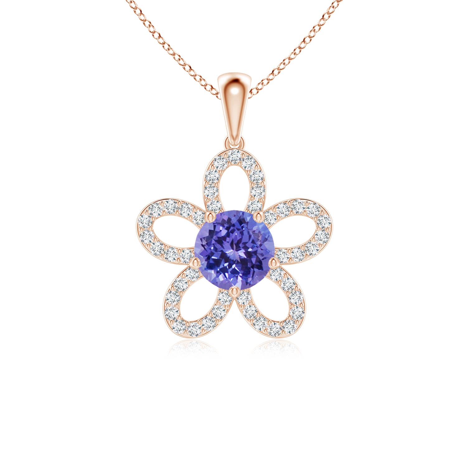 AA - Tanzanite / 1.13 CT / 14 KT Rose Gold