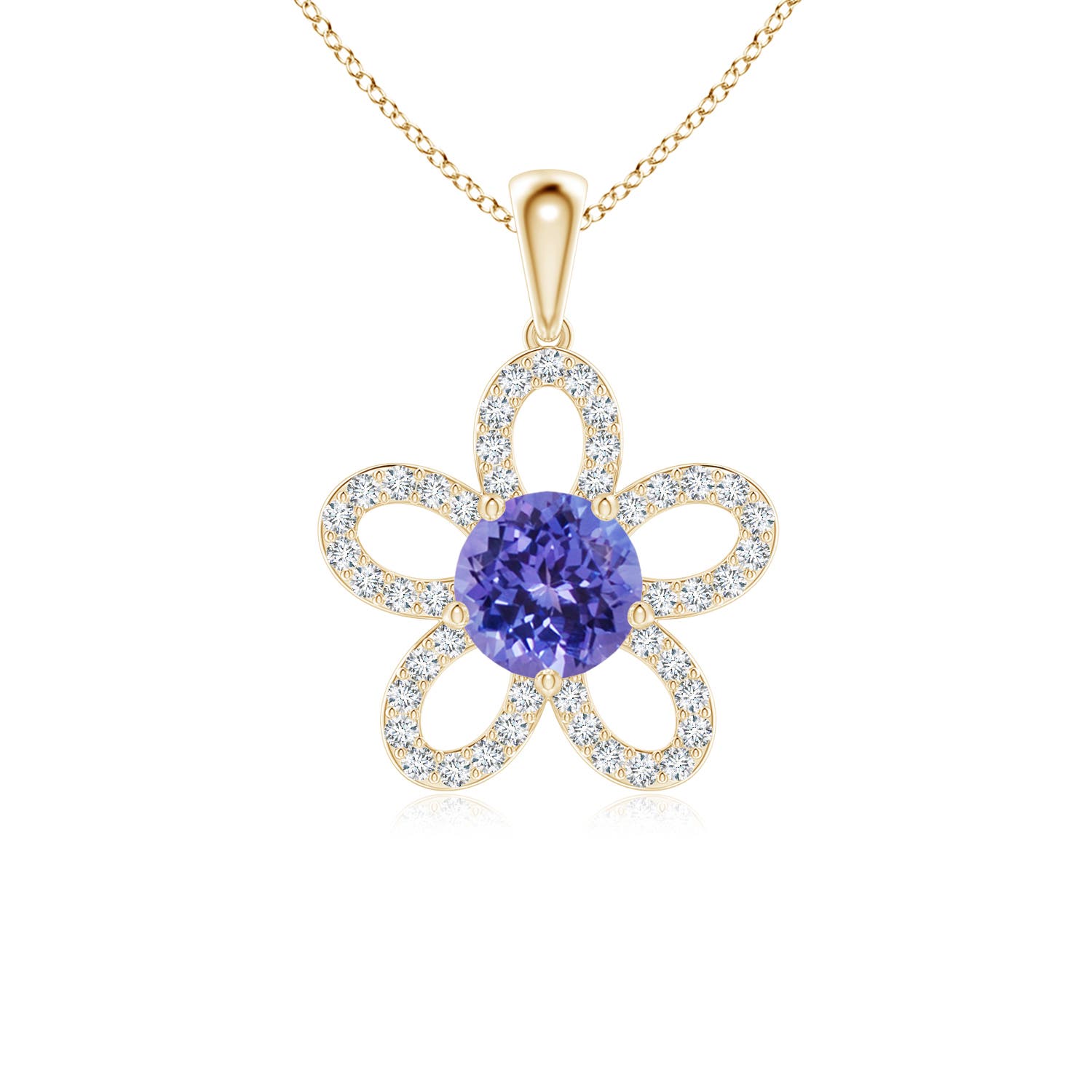 AA - Tanzanite / 1.13 CT / 14 KT Yellow Gold