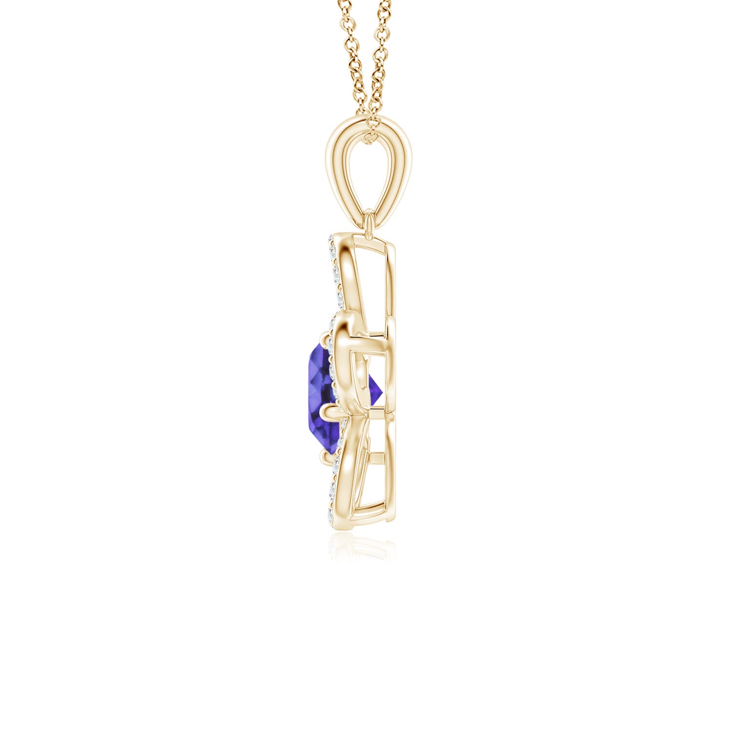 AA - Tanzanite / 1.13 CT / 14 KT Yellow Gold