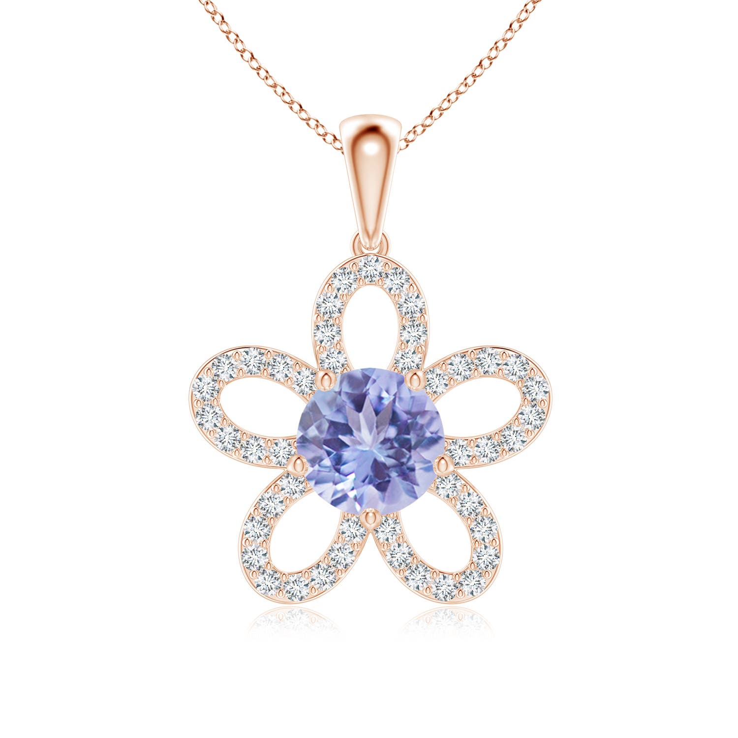 A - Tanzanite / 1.81 CT / 14 KT Rose Gold