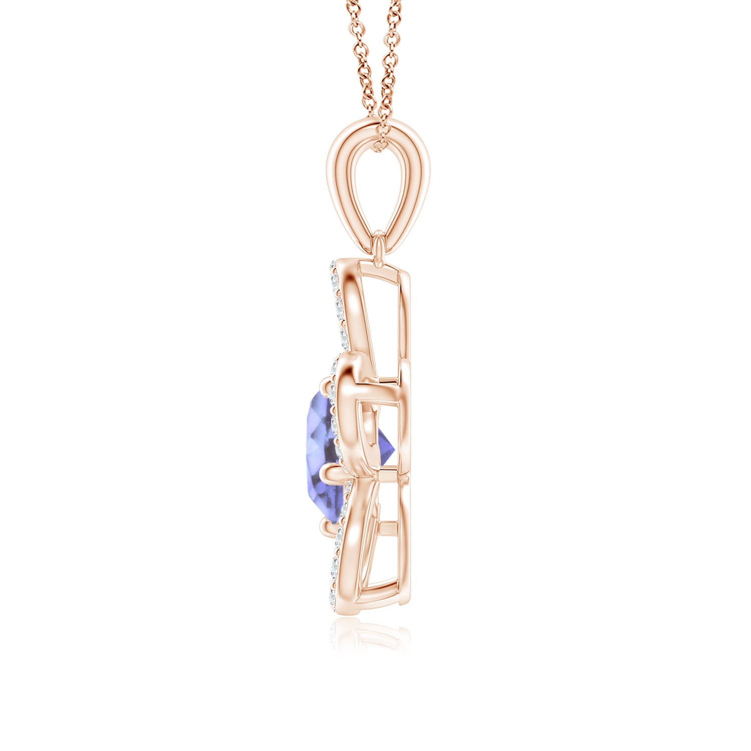 A - Tanzanite / 1.81 CT / 14 KT Rose Gold