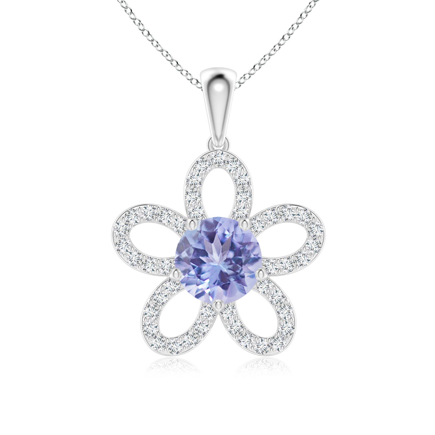 A - Tanzanite / 1.81 CT / 14 KT White Gold