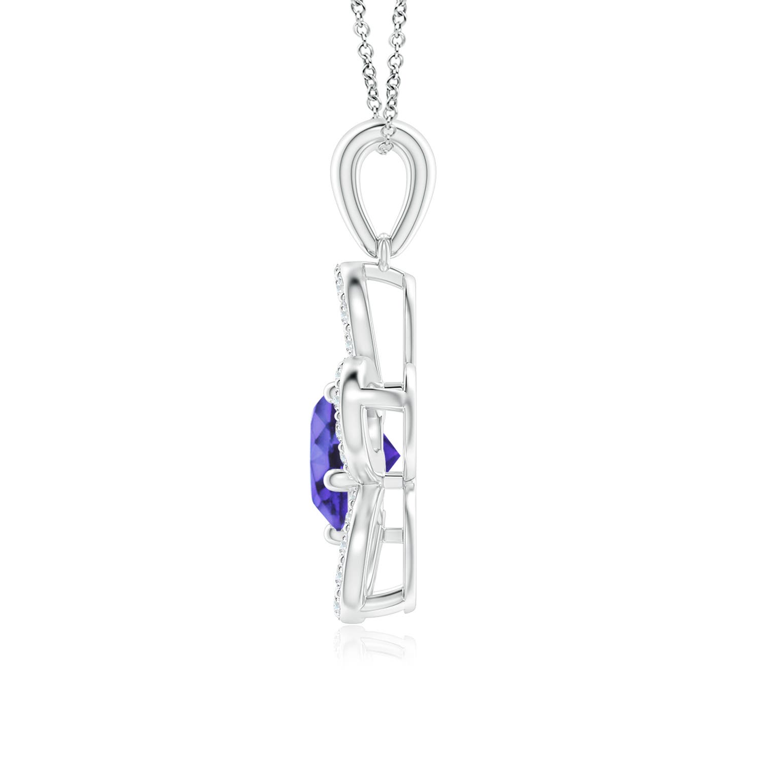 AA - Tanzanite / 1.81 CT / 14 KT White Gold