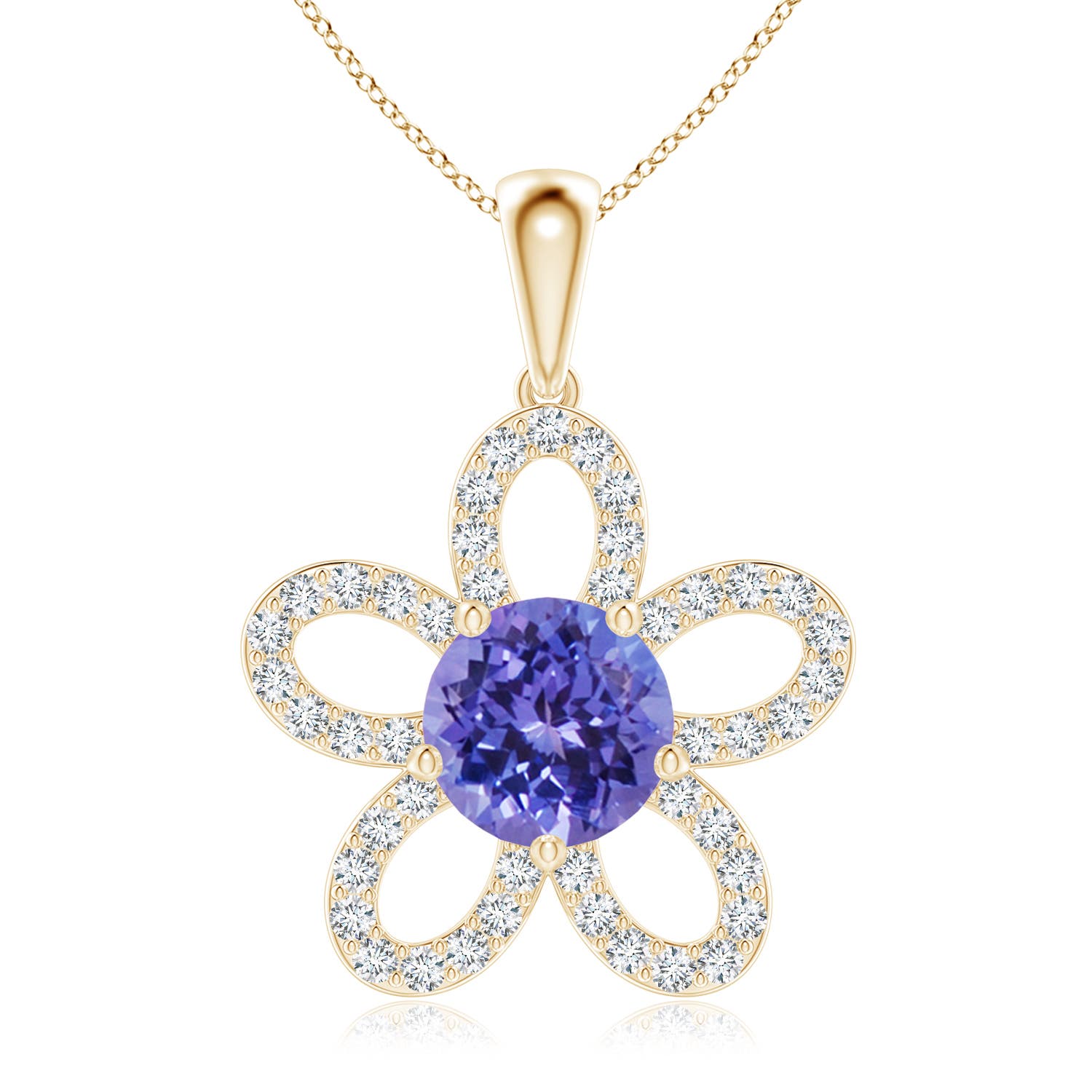 AA - Tanzanite / 2.34 CT / 14 KT Yellow Gold