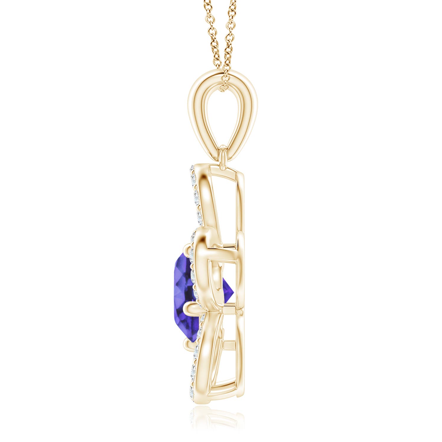 AA - Tanzanite / 2.34 CT / 14 KT Yellow Gold