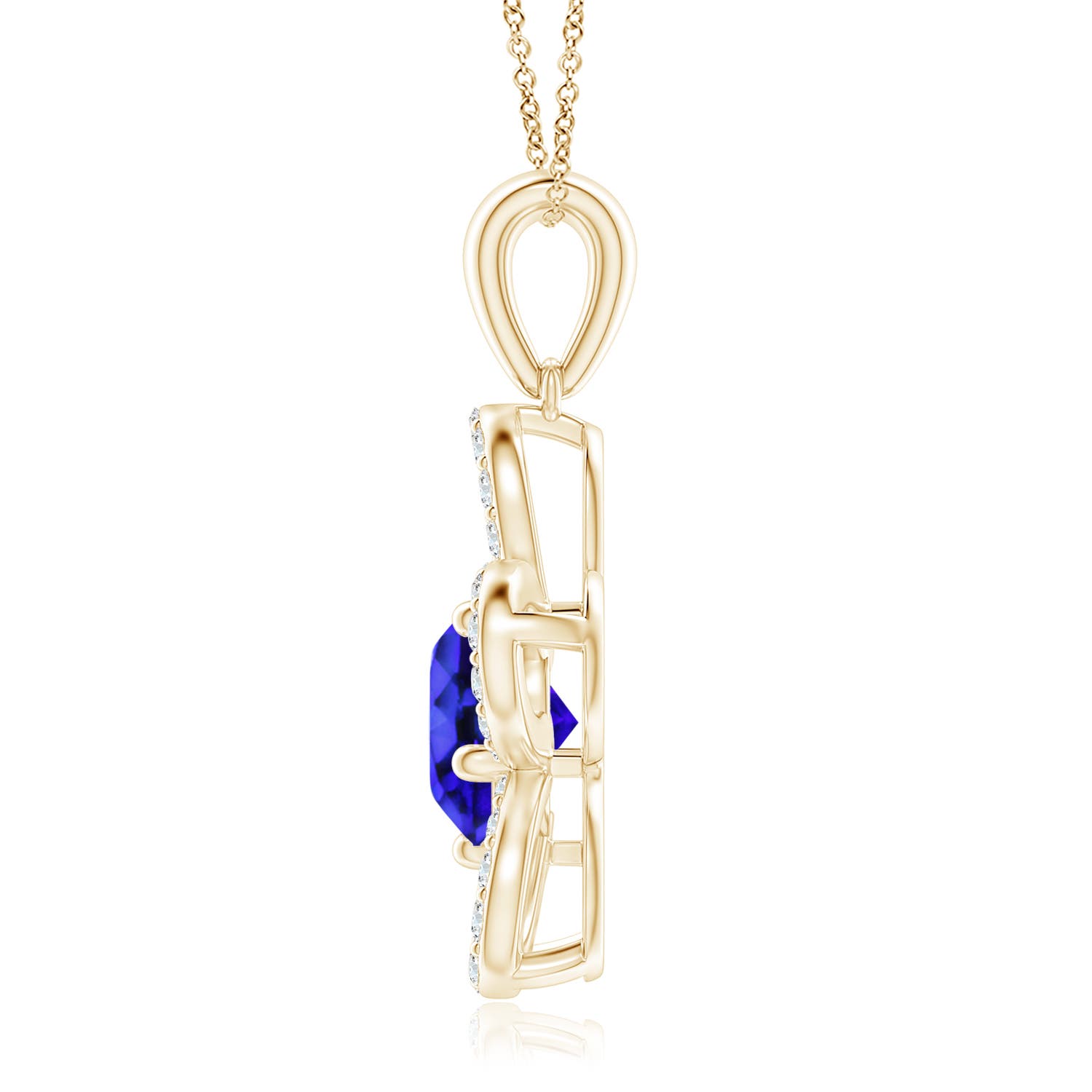 AAA - Tanzanite / 2.34 CT / 14 KT Yellow Gold