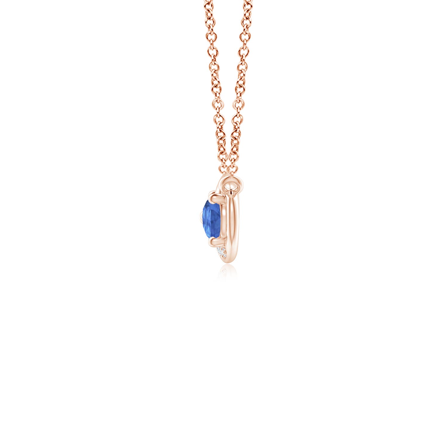 AA - Tanzanite / 0.45 CT / 14 KT Rose Gold