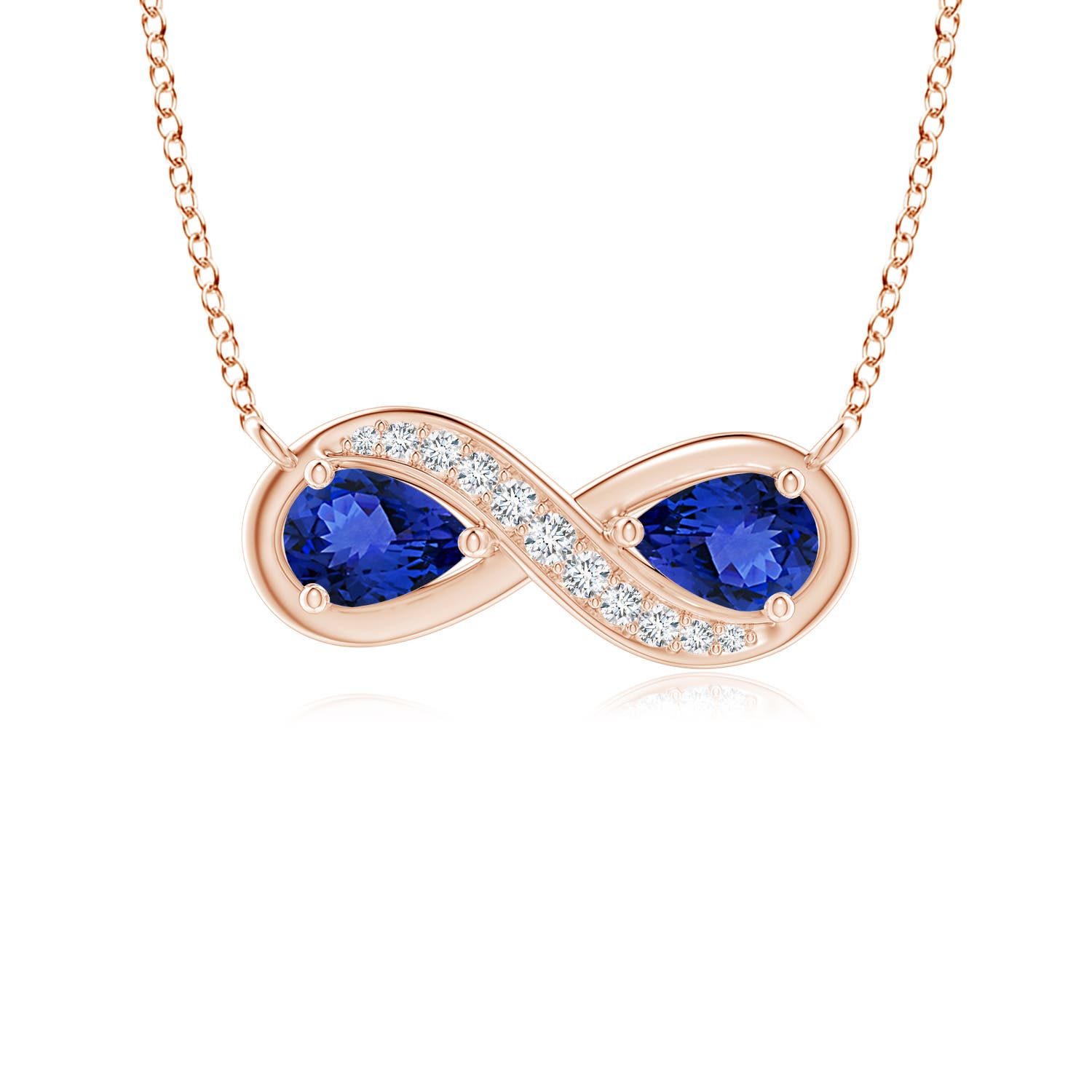 AAA - Tanzanite / 0.78 CT / 14 KT Rose Gold