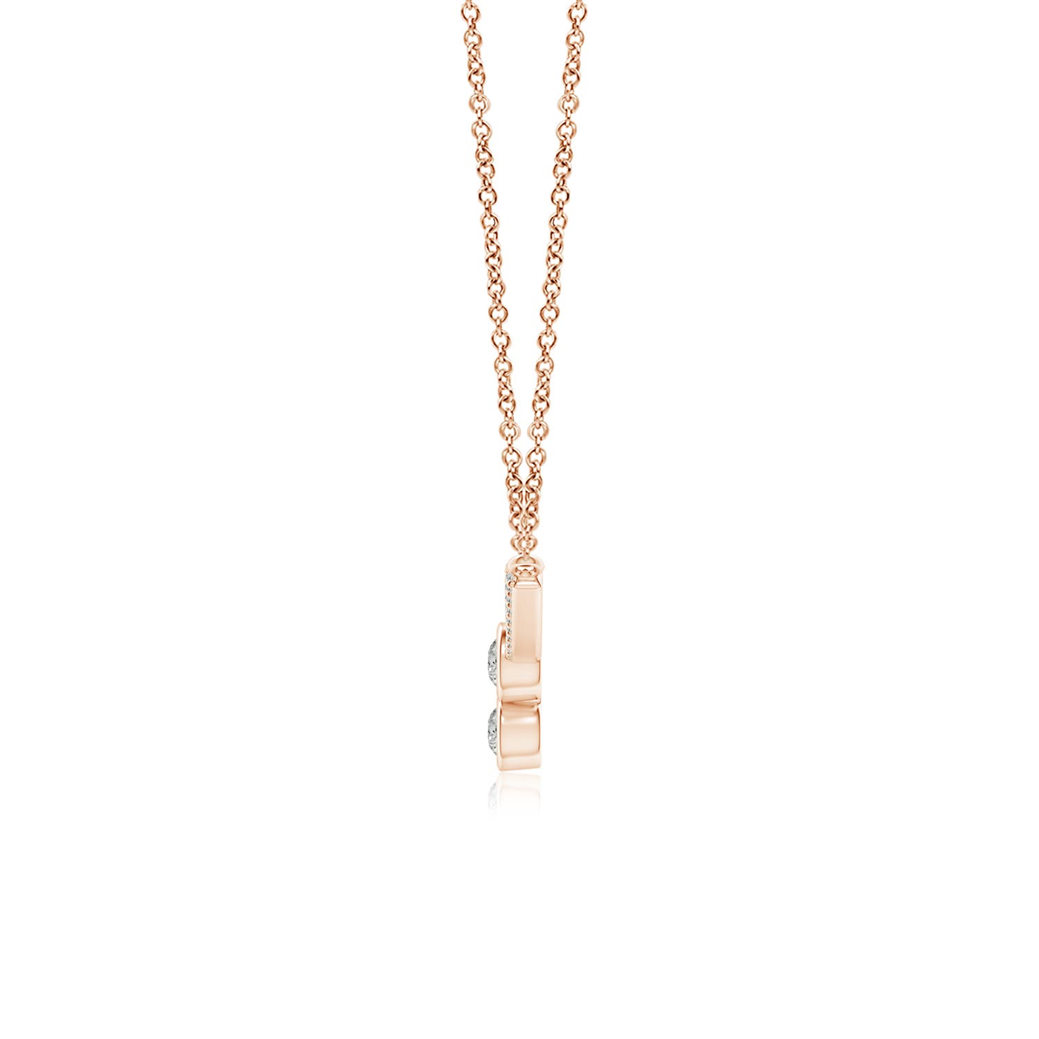 K, I3 / 0.19 CT / 14 KT Rose Gold