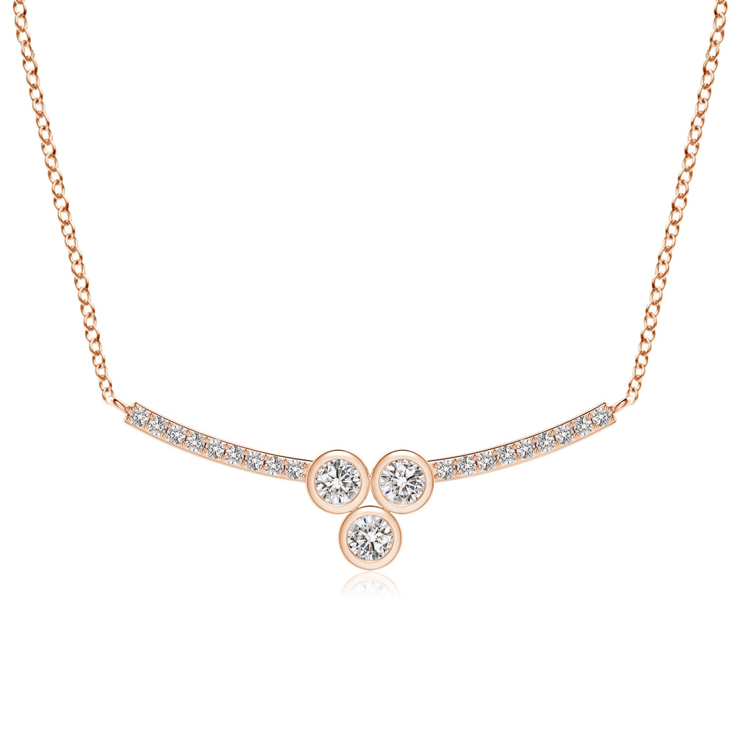 I-J, I1-I2 / 0.26 CT / 14 KT Rose Gold