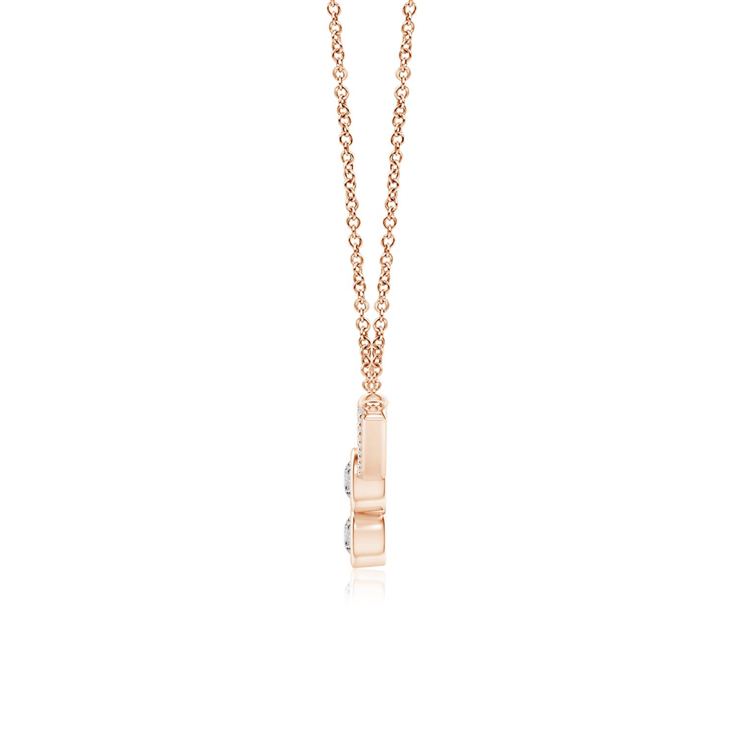 I-J, I1-I2 / 0.26 CT / 14 KT Rose Gold