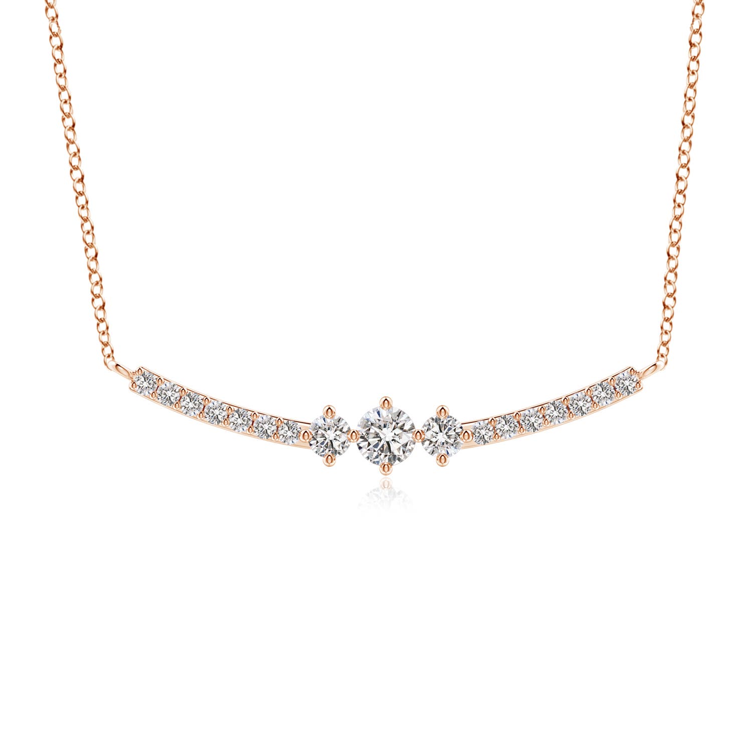 I-J, I1-I2 / 0.18 CT / 14 KT Rose Gold