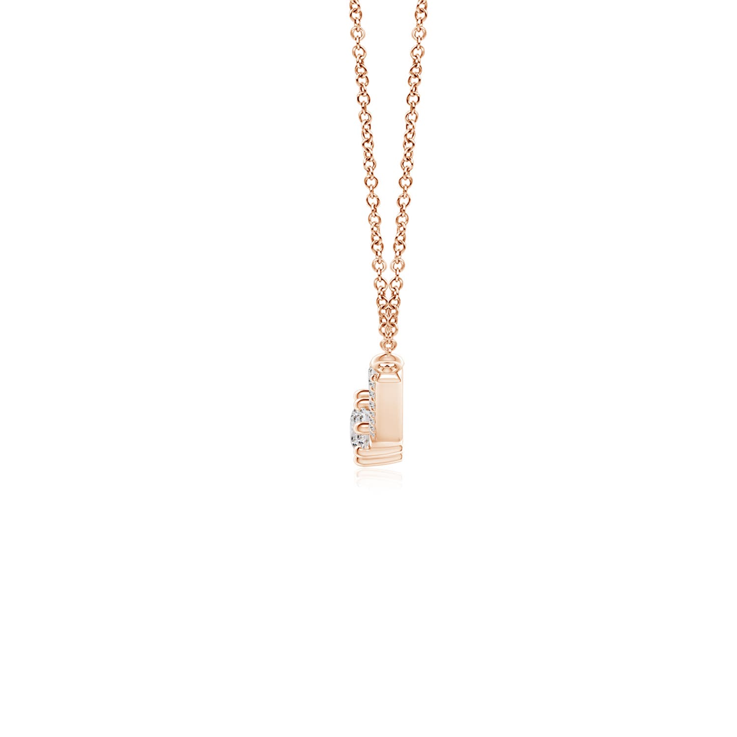 I-J, I1-I2 / 0.18 CT / 14 KT Rose Gold