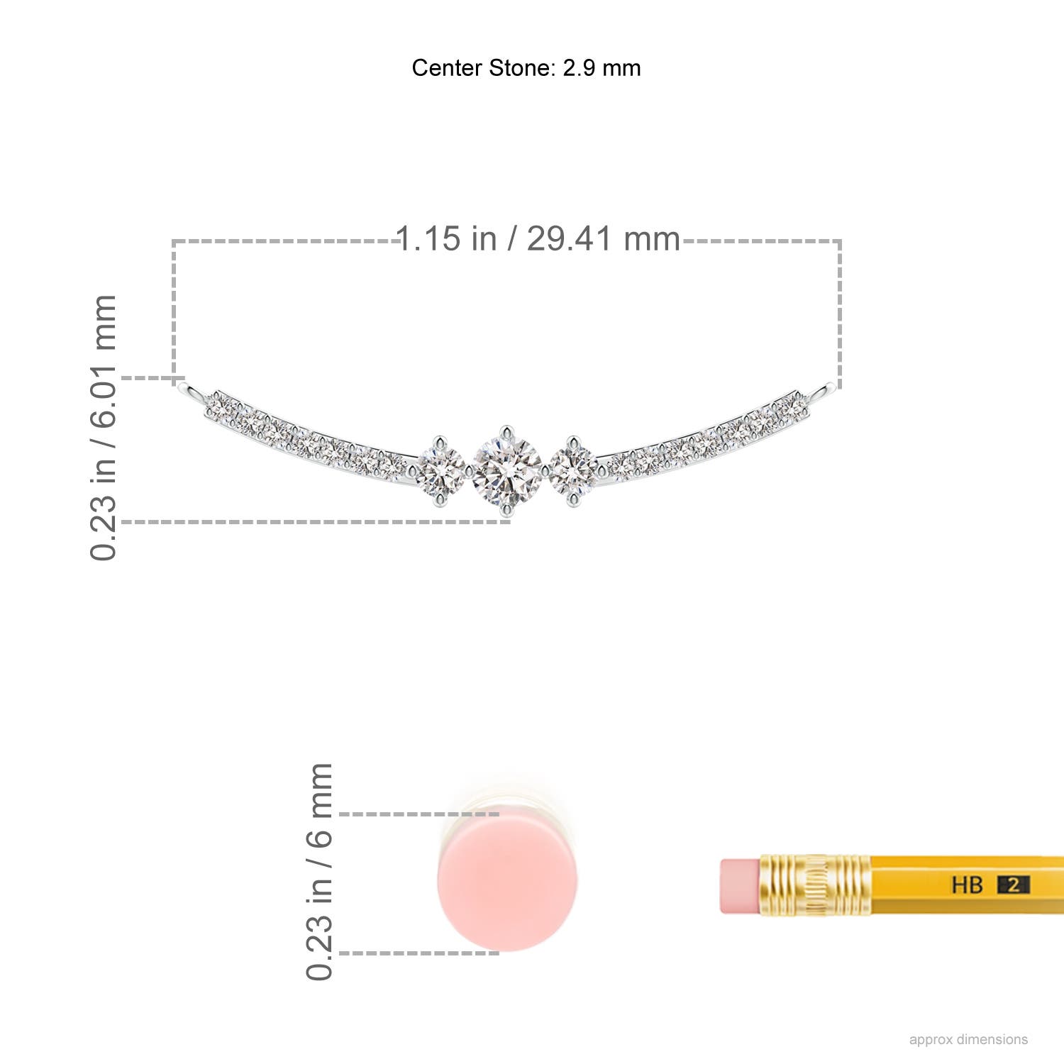 I-J, I1-I2 / 0.26 CT / 14 KT White Gold