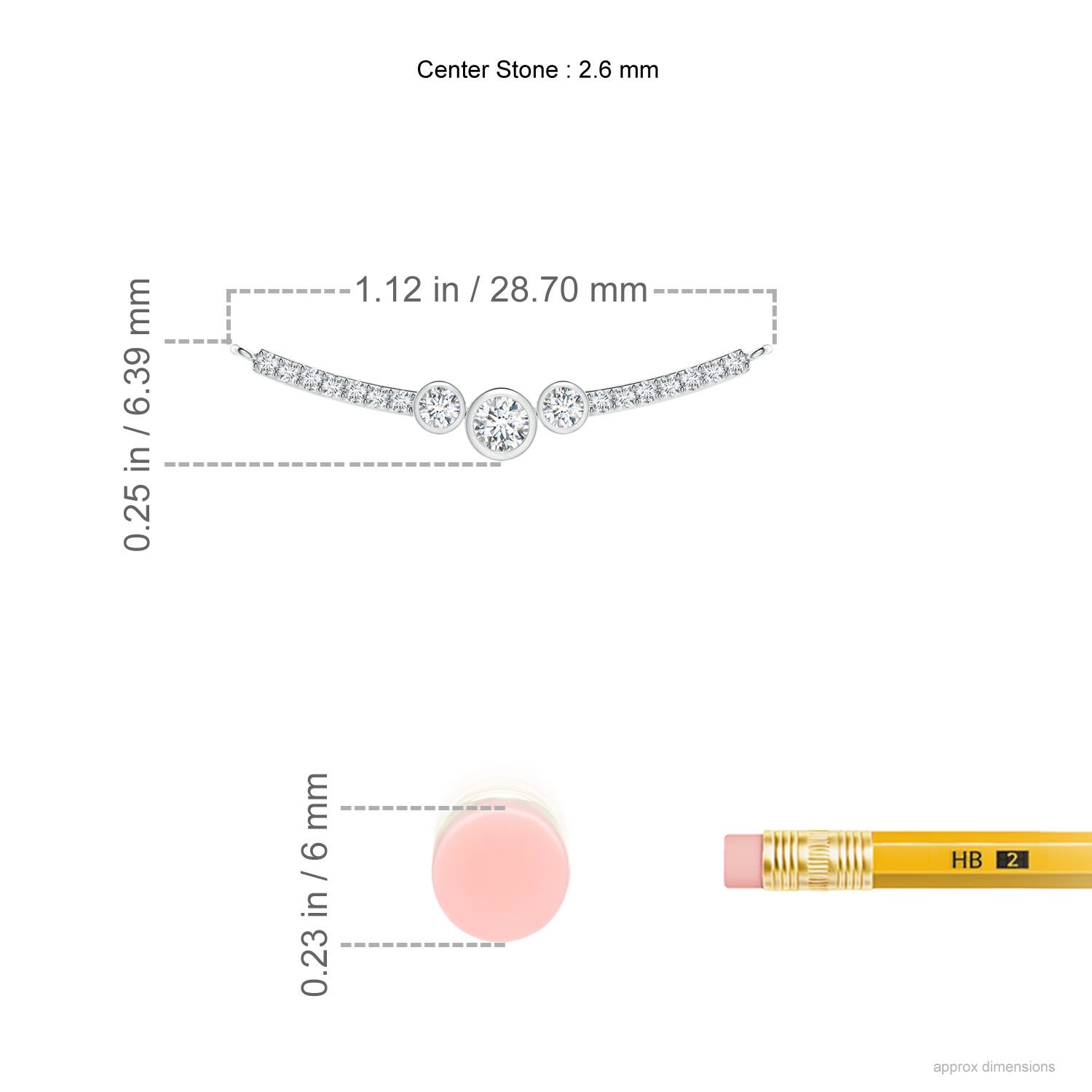 G, VS2 / 0.18 CT / 14 KT White Gold