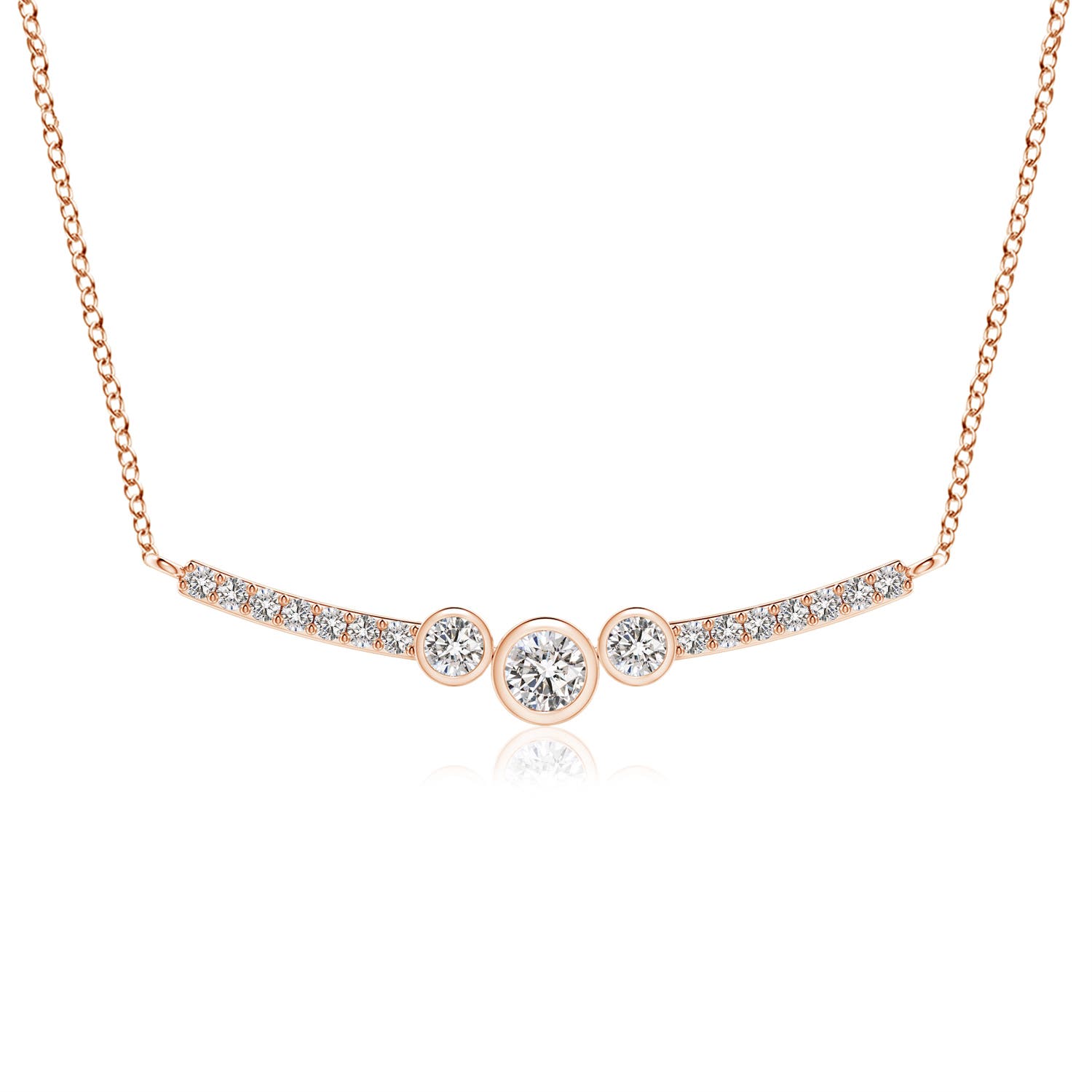 I-J, I1-I2 / 0.26 CT / 14 KT Rose Gold