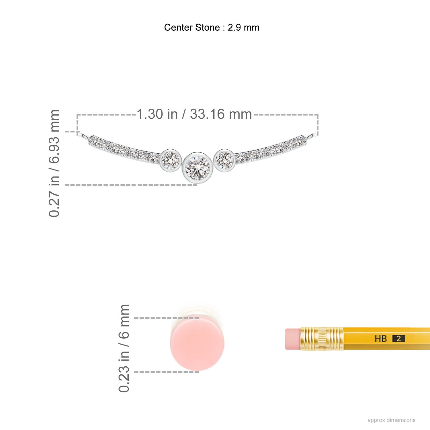 I-J, I1-I2 / 0.26 CT / 14 KT White Gold