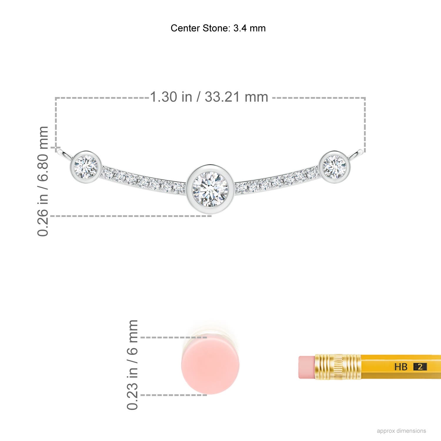 F-G, VS / 0.33 CT / 14 KT White Gold