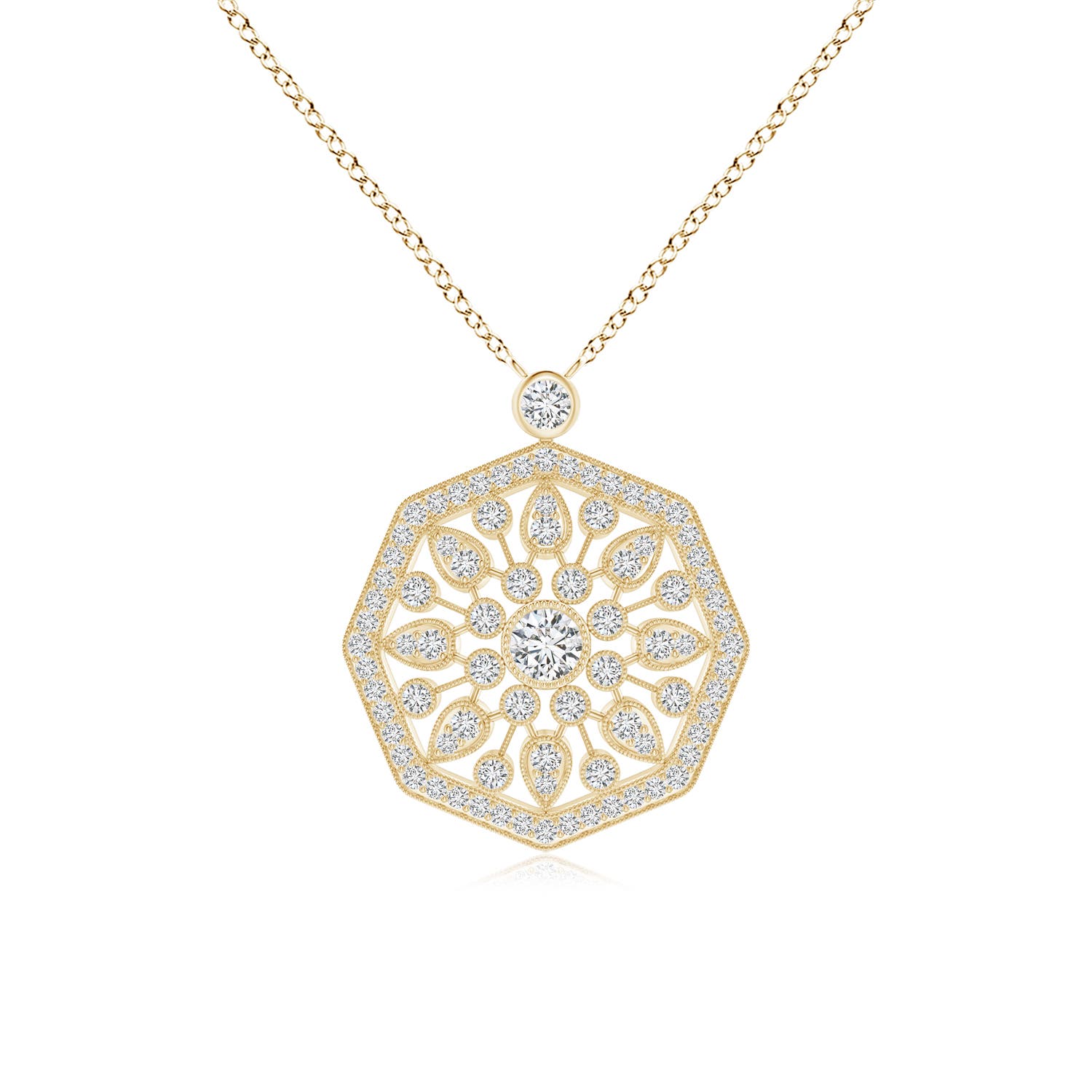 H, SI2 / 0.89 CT / 14 KT Yellow Gold