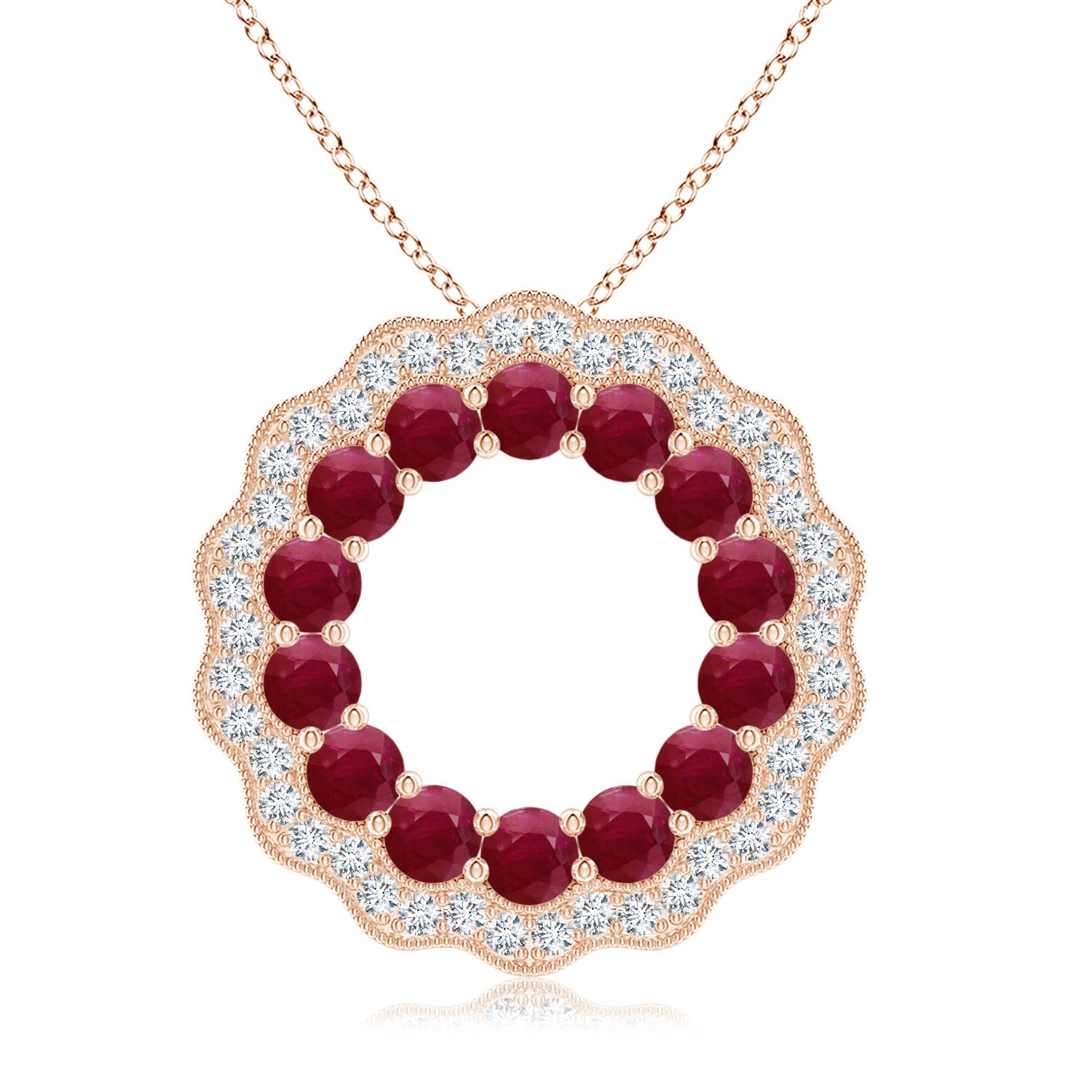 A - Ruby / 1.51 CT / 14 KT Rose Gold