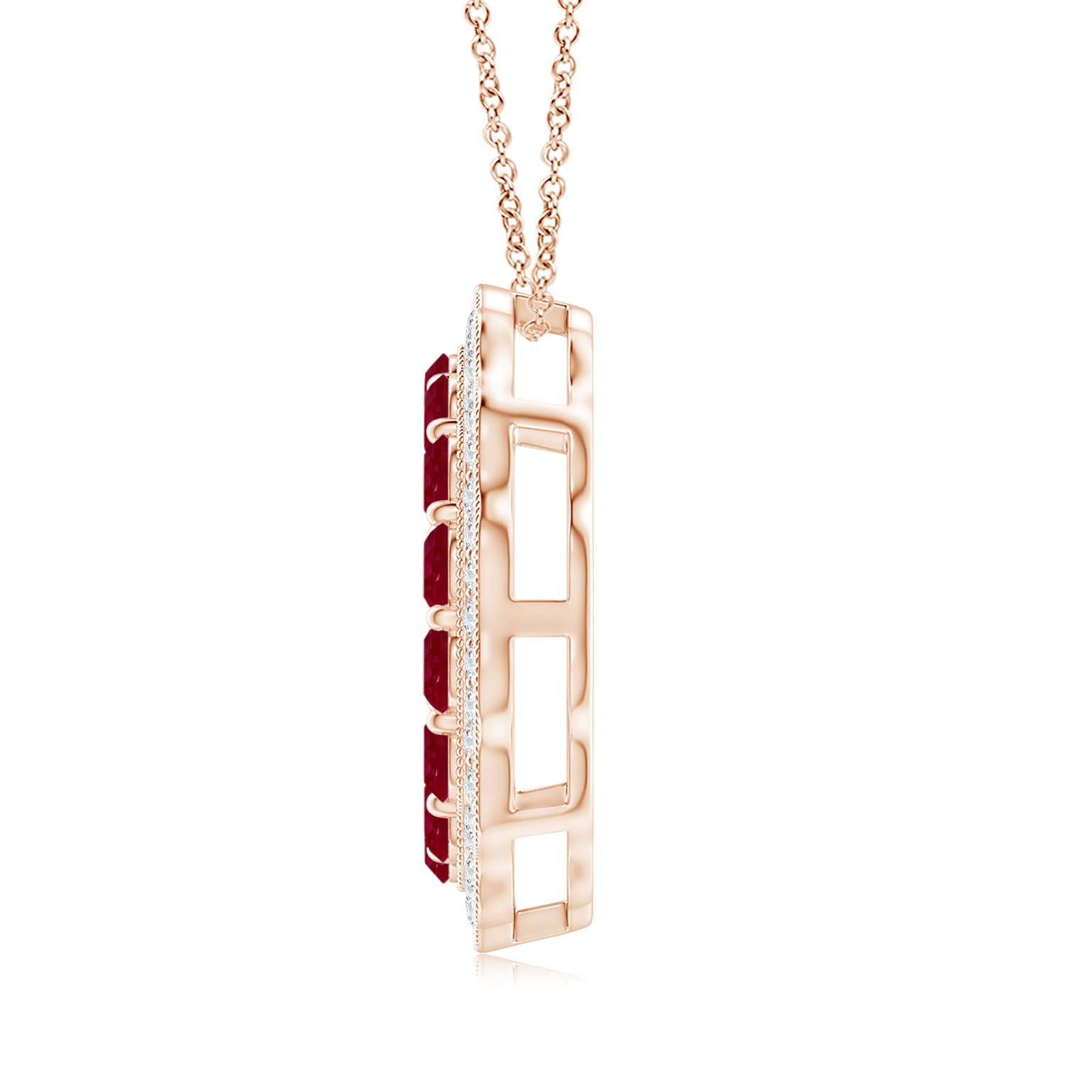 AA - Ruby / 1.51 CT / 14 KT Rose Gold