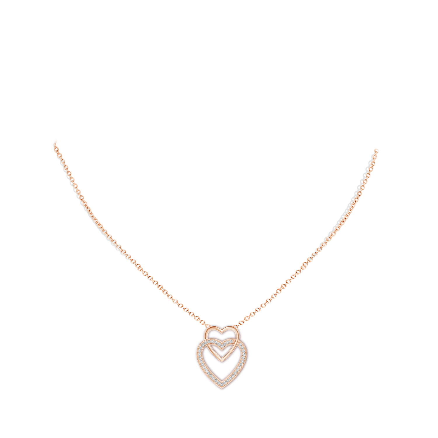 H, SI2 / 0.19 CT / 14 KT Rose Gold