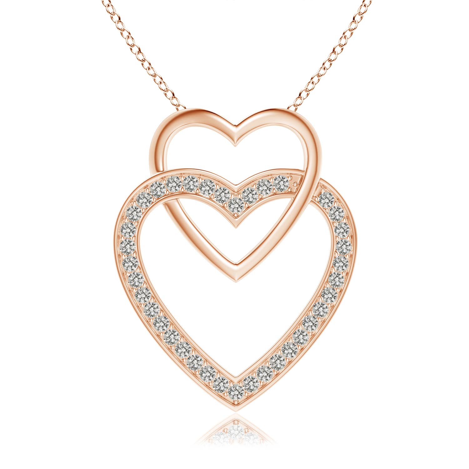 K, I3 / 0.19 CT / 14 KT Rose Gold