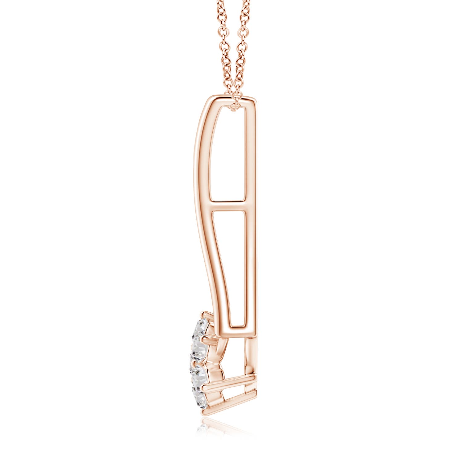 I-J, I1-I2 / 0.13 CT / 14 KT Rose Gold