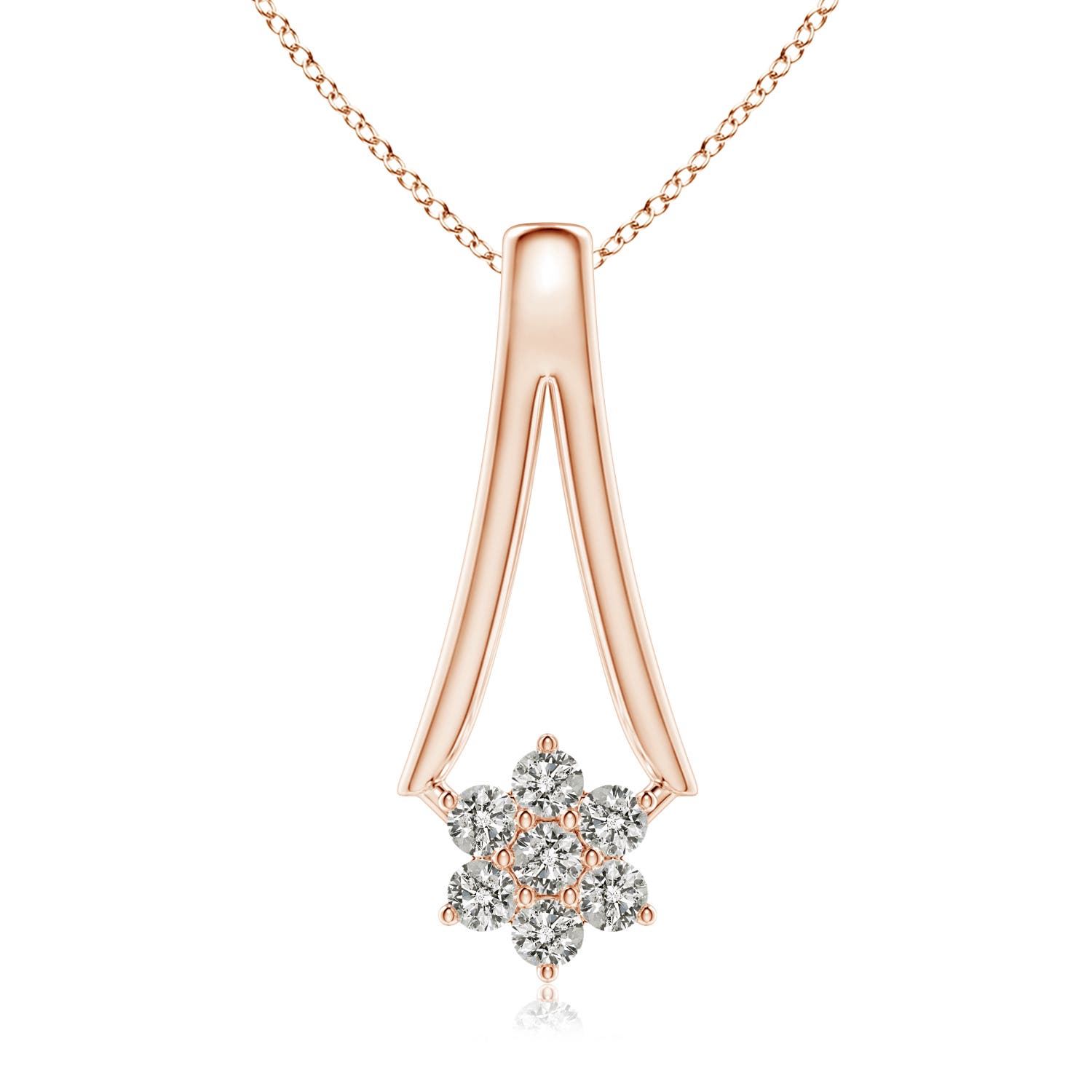 K, I3 / 0.13 CT / 14 KT Rose Gold