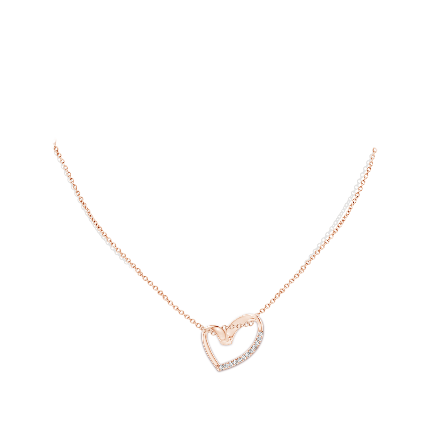 H, SI2 / 0.17 CT / 14 KT Rose Gold