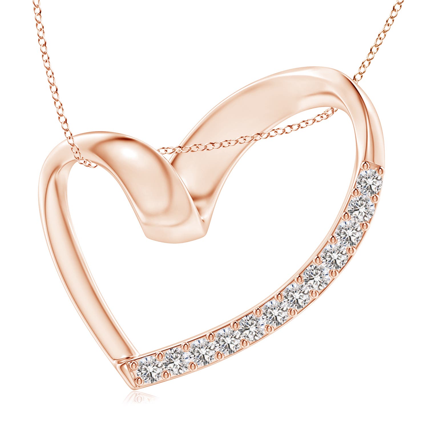 I-J, I1-I2 / 0.17 CT / 14 KT Rose Gold