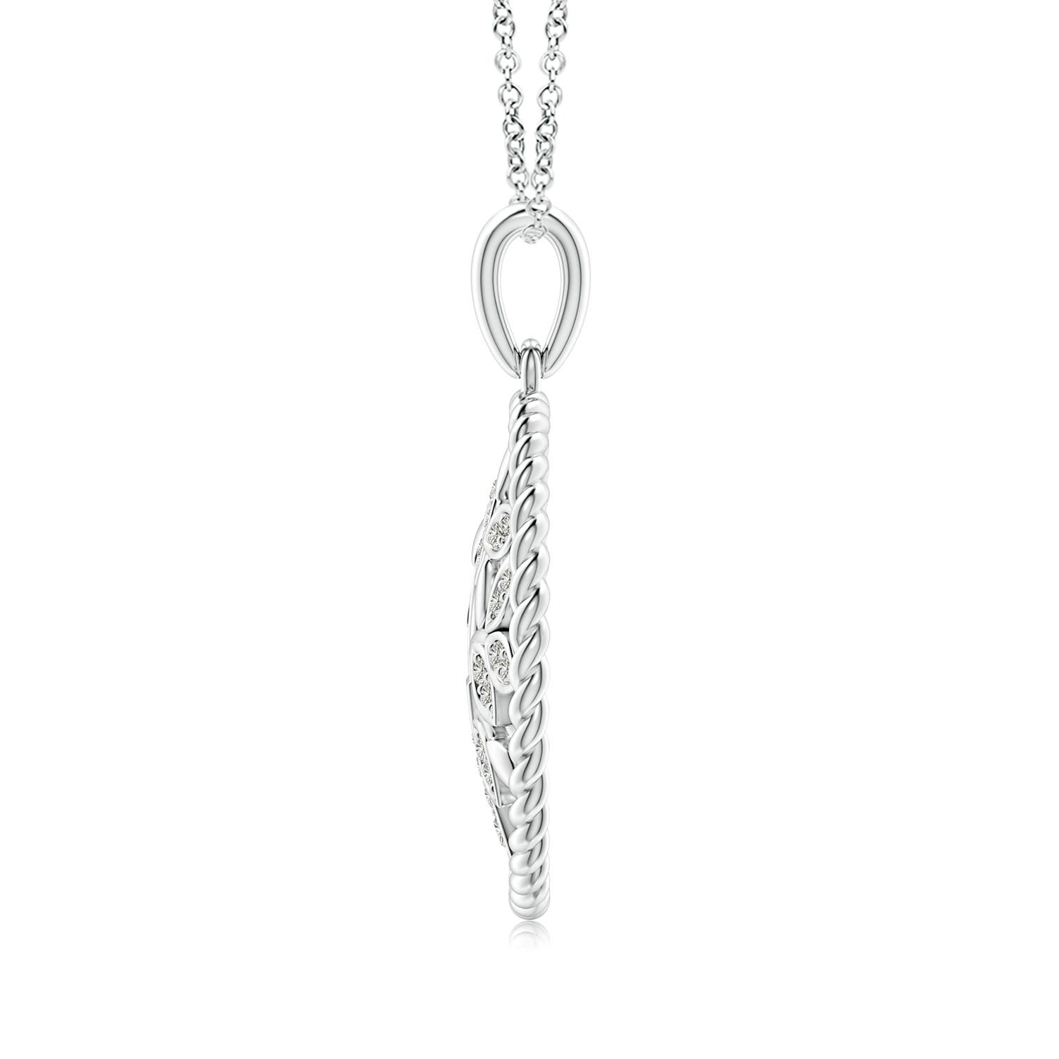 K, I3 / 0.13 CT / 14 KT White Gold