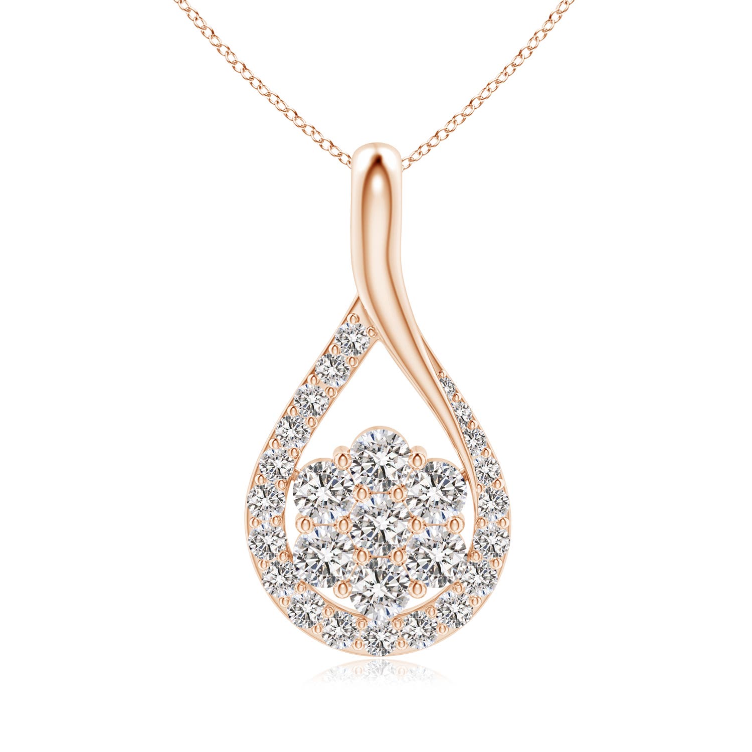 I-J, I1-I2 / 0.36 CT / 14 KT Rose Gold