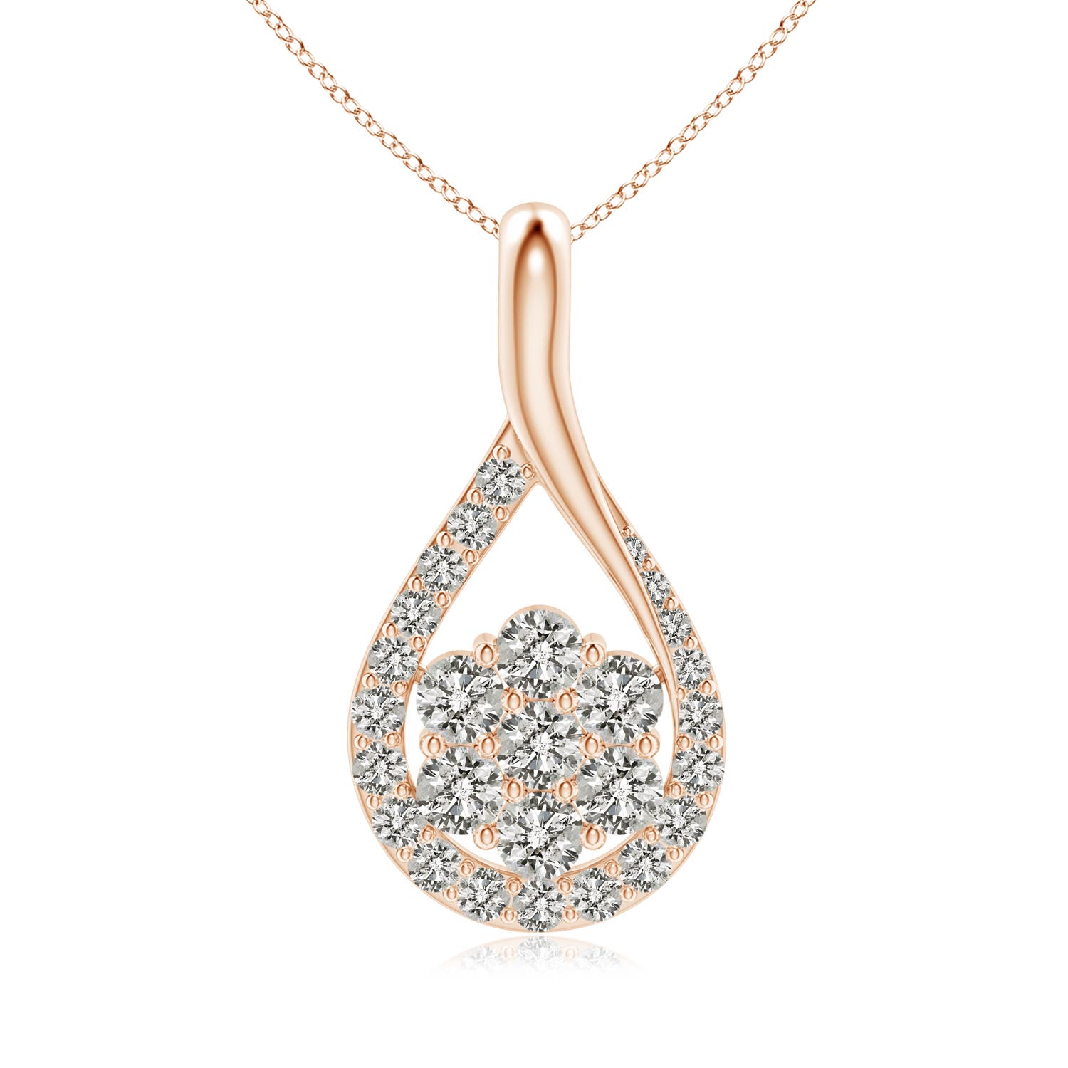 K, I3 / 0.36 CT / 14 KT Rose Gold