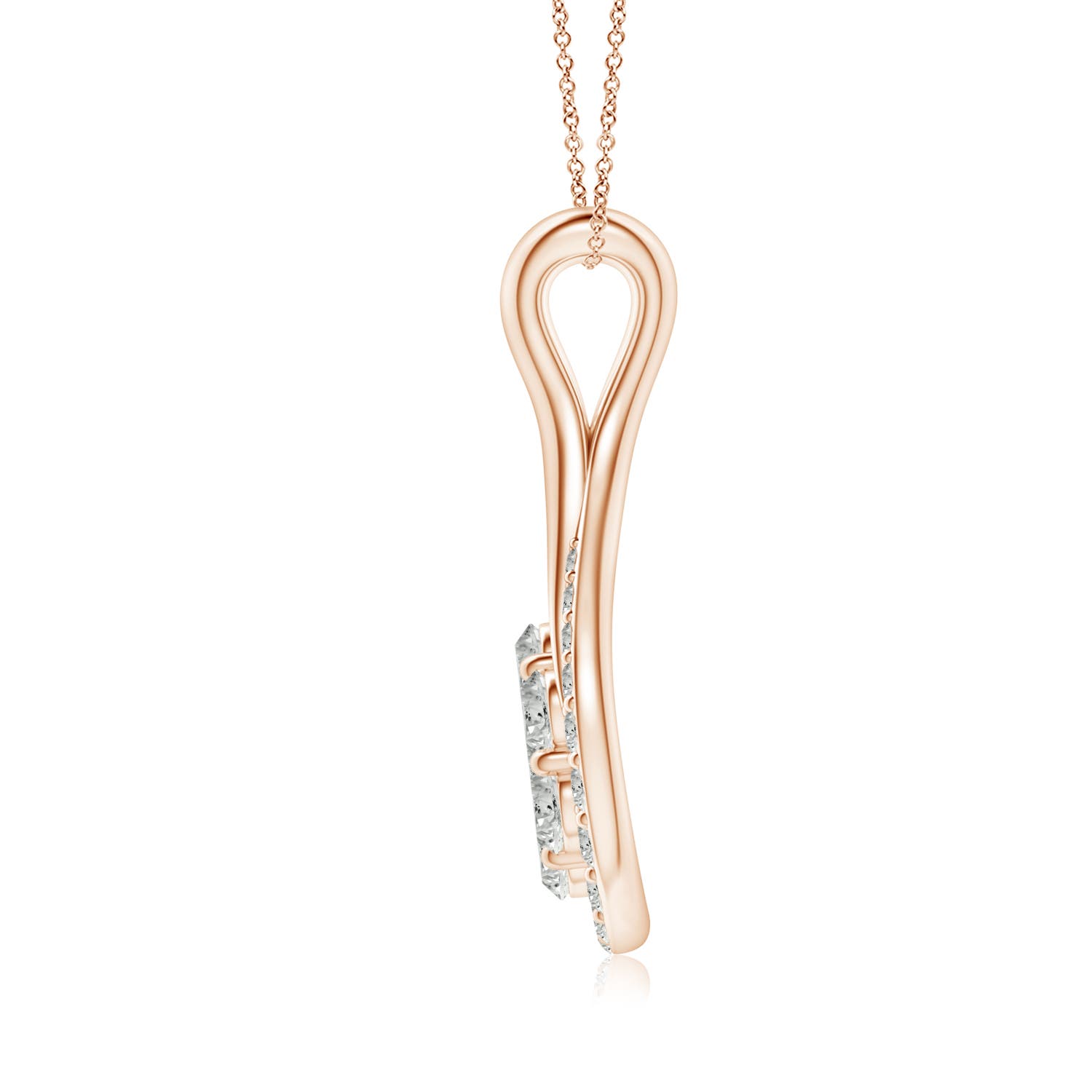 K, I3 / 0.36 CT / 14 KT Rose Gold